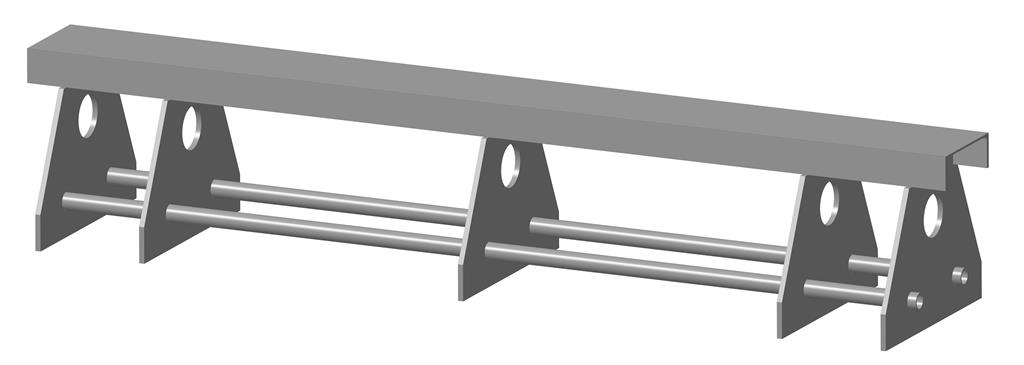 3D модель Модель подставки для ремонта грохотов ГСТ-61В