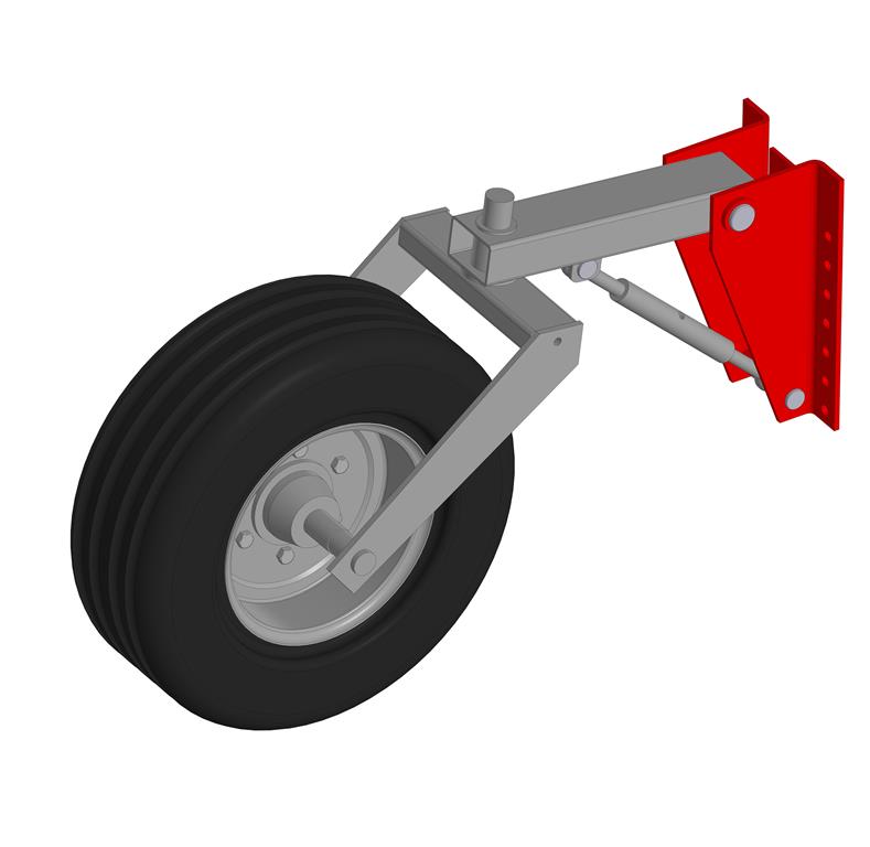 3D модель Подвеска заднего колеса сельскохозяйственного орудия 10.00.75-15.3