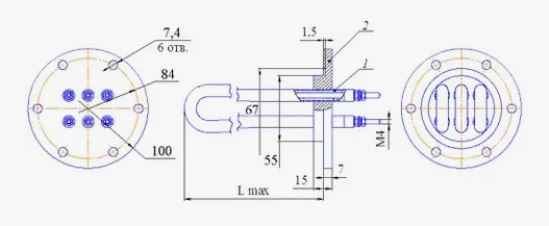 3D модель Модель печки для выпекания цветочных горшочков