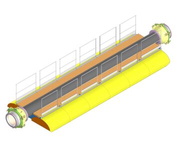 3D модель Промежуточный понтон плавучего пульпопровода Ду=630мм