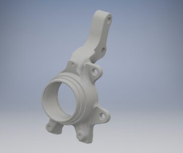 3D модель Кулак поворотный правый автомобилей LADA Granta, Kalina, Priora.