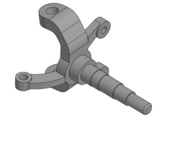 3D модель Поворотный кулак для квадроцикла (левый)