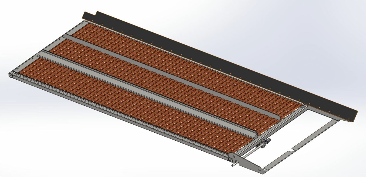 Чертеж Решето нижнее правое (аналог 181.21.14.000 Торум)