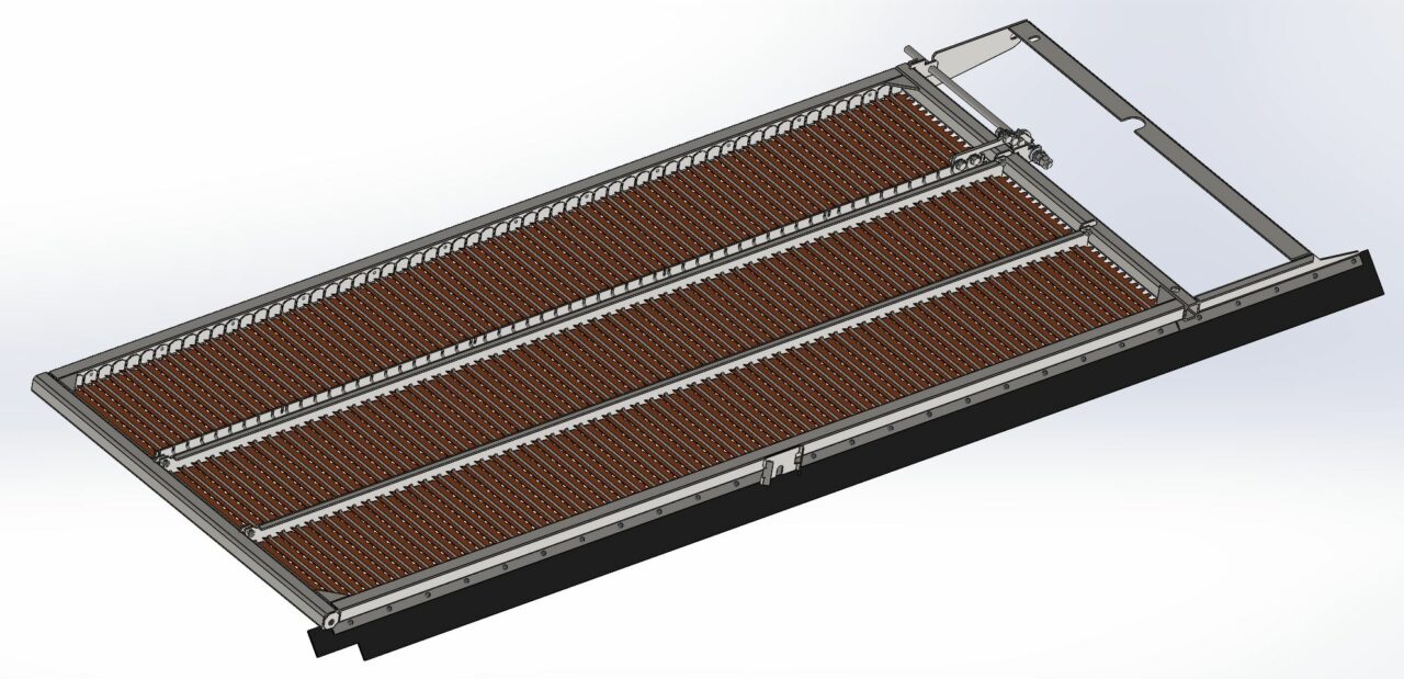 Чертеж Решето нижнее правое (аналог 181.21.14.000 Торум)