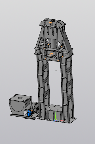 3D модель Пресс гидравлический 10-30 тонн
