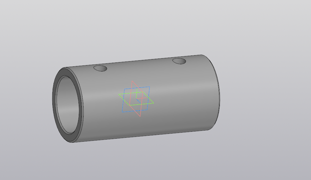 Чертеж Параметрическая модель муфты втулочной типа 1 по ГОСТу 24246