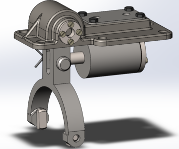 3D модель Механизм переключения передач МЧ00.54.00.00