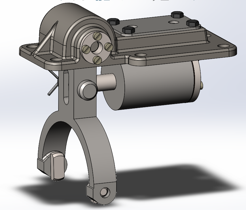 3D модель Механизм переключения передач МЧ00.54.00.00