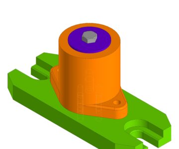 3D модель Фрезерное приспособление (3D сборка)