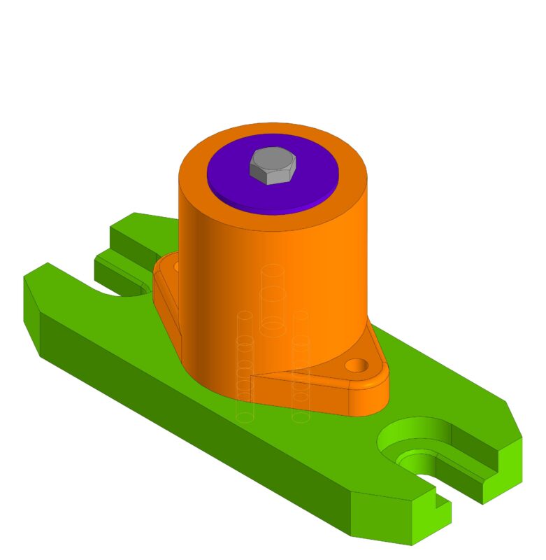 3D модель Фрезерное приспособление (3D сборка)