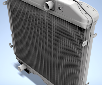 3D модель Радиатор СОД ГАЗ-66