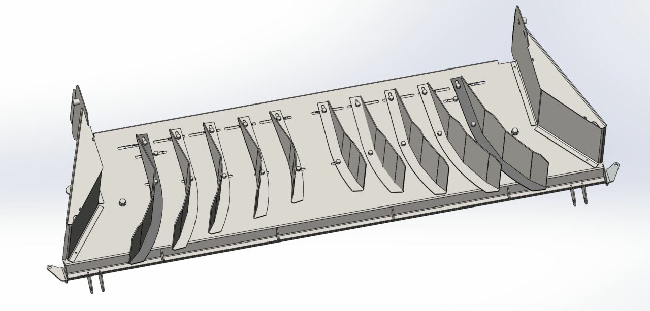 Чертеж Разбрасыватель измельчителя (аналог 181.14.01.000 Торум)