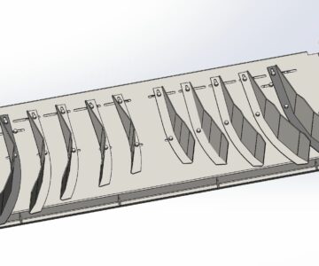 Чертеж Разбрасыватель измельчителя (аналог 181.14.01.000 Торум)