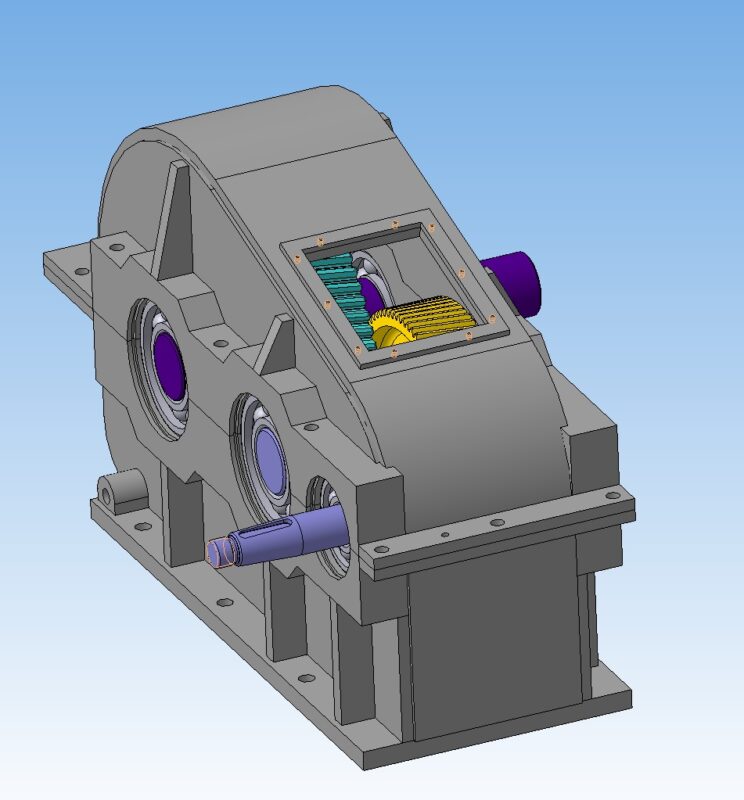 3D модель Редуктор РМ-500-12,5