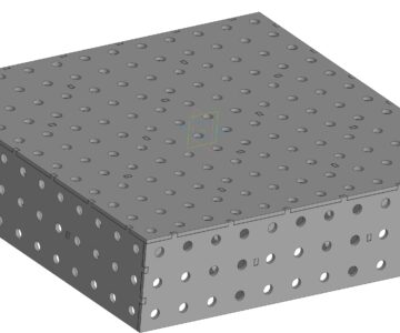 3D модель Сварочная столешница 600х600х150