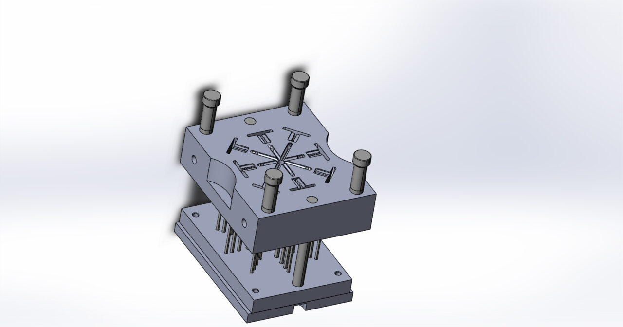 3D модель Модель сборки сменных формообразующих.