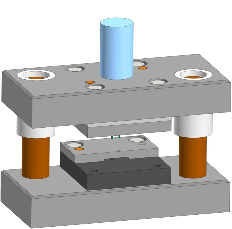 Чертеж Высечной штамп для изготовления крепежной шайбы