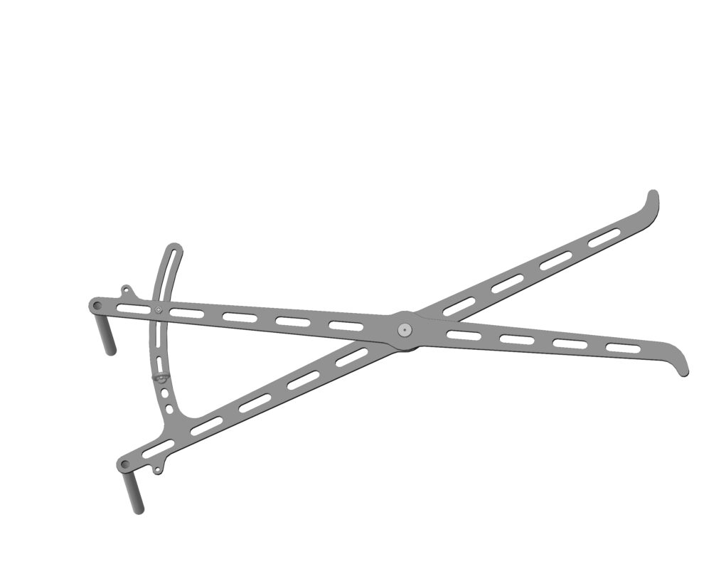 Чертеж Приспособление для контроля износа футеровки индукционных печей Eges (макс. диаметр 720мм)