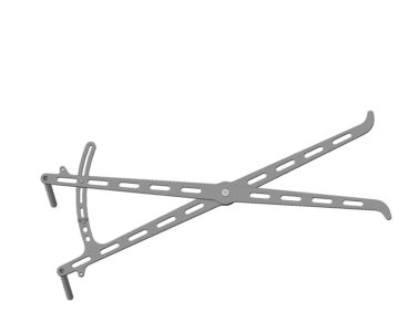 Чертеж Приспособление для контроля износа футеровки индукционных печей Eges (макс. диаметр 720мм)