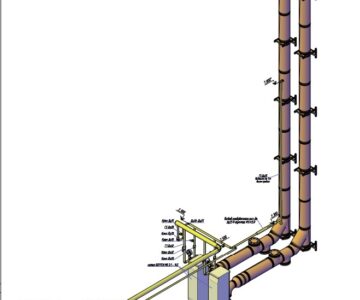 3D модель Проект газоснабжения котельной с котлами GEFFEN MB 3.1 - 145