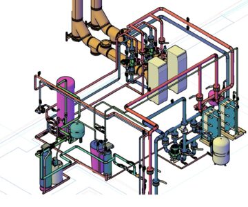 3D модель Проект ТМ котельной с котлами GEFFEN MB 3.1 - 145