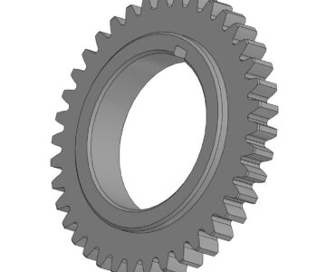 3D модель Шестерня m=2,5 z=38 для станка 2532Л