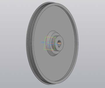 Чертеж Шкив приводной для ленточной пилы Metal master BSG 912