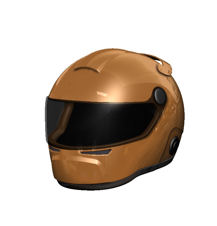 3D модель Шлем мотоциклиста