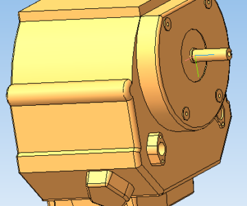 3D модель Двигатель Honda GXV620