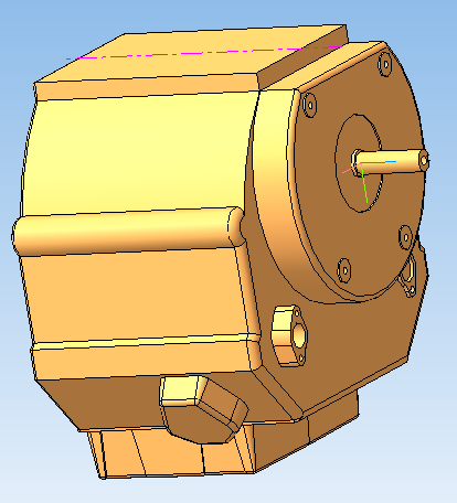 3D модель Двигатель Honda GXV620