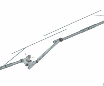 3D модель Трапеция стеклоочистителя ПАЗ Вектор Next