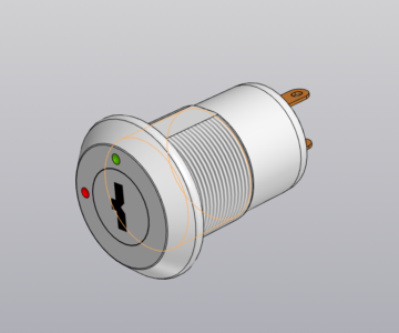 3D модель Ключ-выключатель Rexant 36-4470