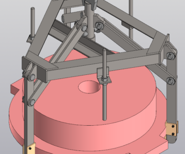 3D модель Захват для диска Ø680 мм