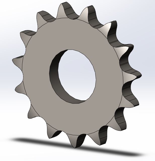 Чертеж Звёздочка ПР-25,4 Z-15