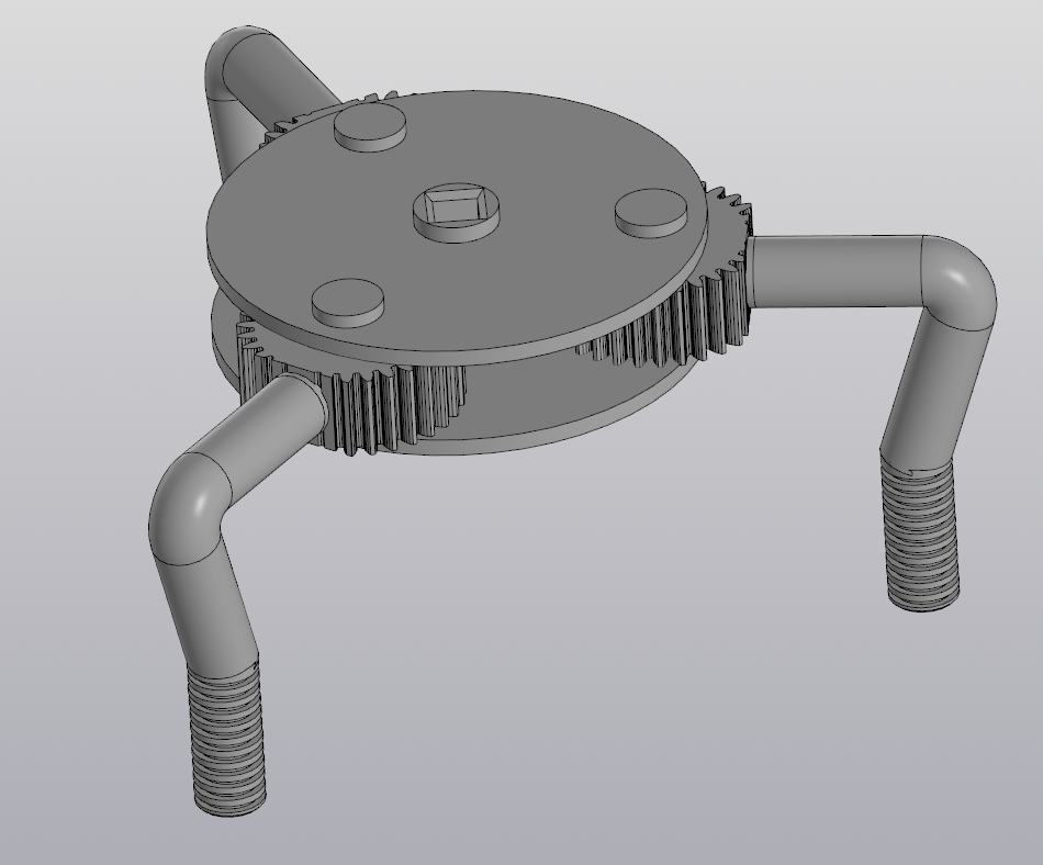 3D модель Съемник масляного фильтра двигателя