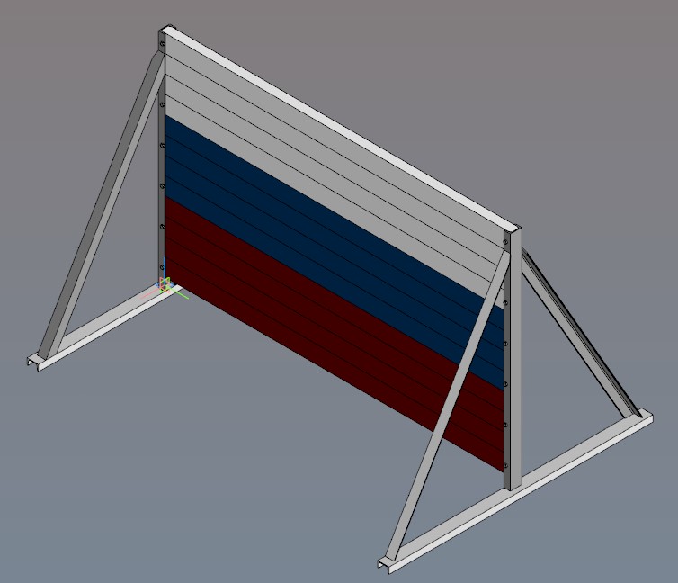 3D модель Снаряд для занятий пожарно-прикладным спортом "Забор"