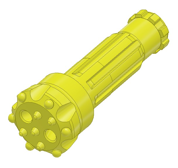 3D модель Коронка CIR 120 (хвост CIR 110) сфера