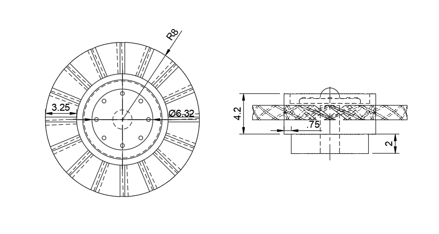 3D модель Вентилятор радиатора от Panther 1:35