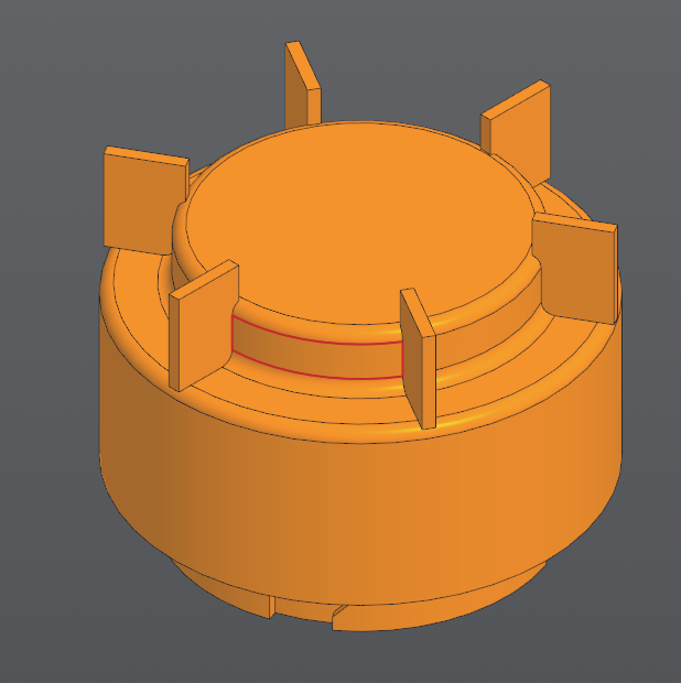 3D модель Увеличительные крышки на противотуманки Sitrak, Man, Howo, Shacman, для установки LED ламп и ксенона