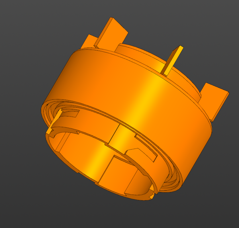 3D модель Увеличительные крышки на противотуманки Sitrak, Man, Howo, Shacman, для установки LED ламп и ксенона