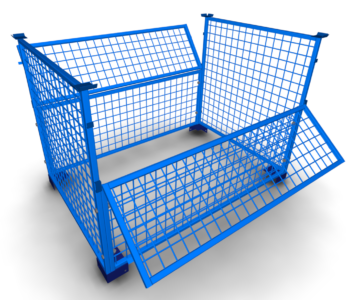 3D модель Корзина - ограждение паллетное 1200х800х800 мм усиленное