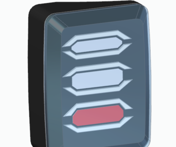 3D модель Фонарь задний Jeep Wrangler