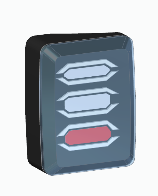 3D модель Фонарь задний Jeep Wrangler