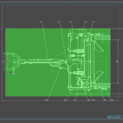 Чертеж Модернизация косилки дисковой полуприцепной КДП-310 с разработкой предохранительного устройства плющильного аппарата