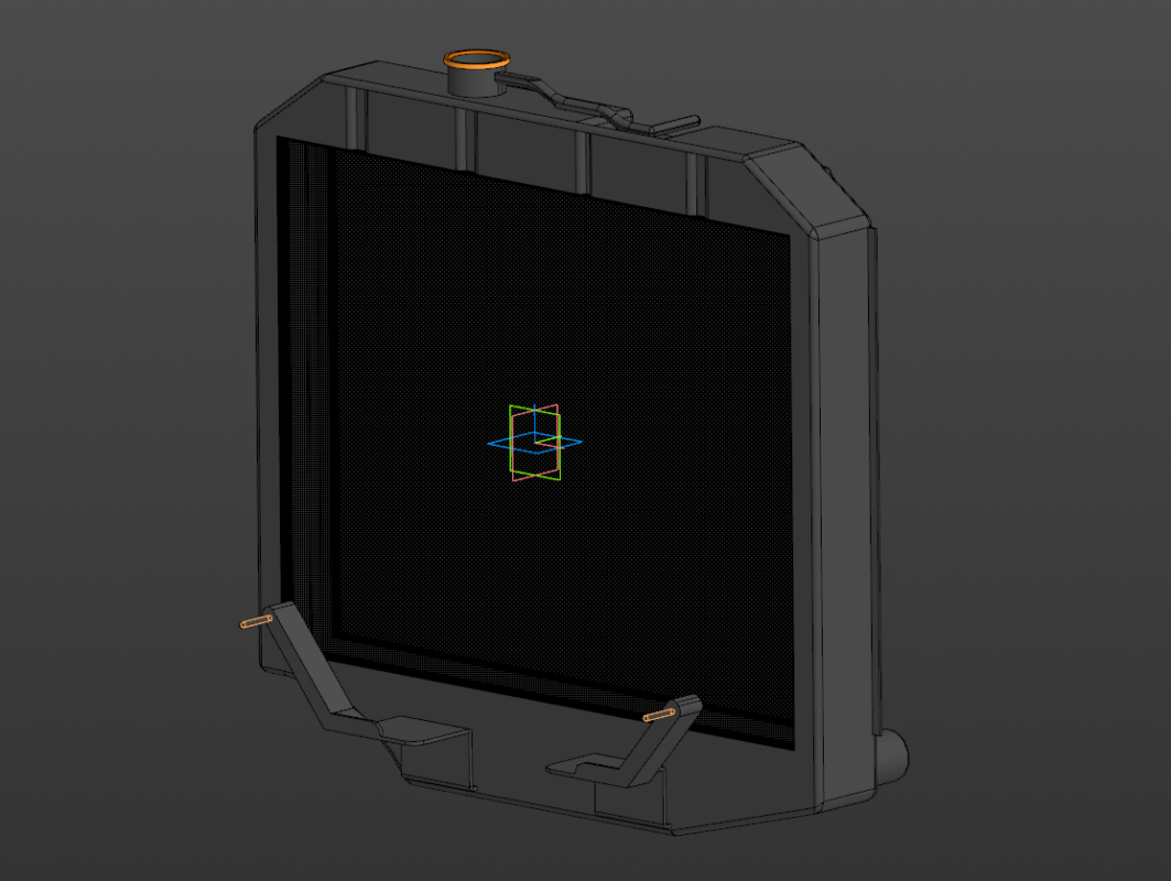 3D модель Радиатор УАЗ 469