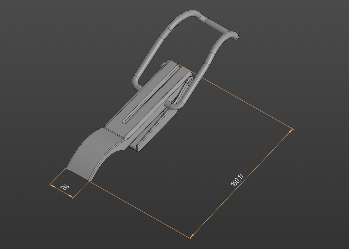 3D модель Замок стяжка