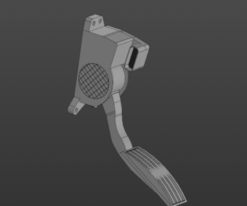 3D модель Педаль ГАЗа УАЗ Патриот 3163-00-1108150