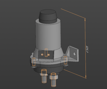 3D модель Выключатель массы 1300.3737