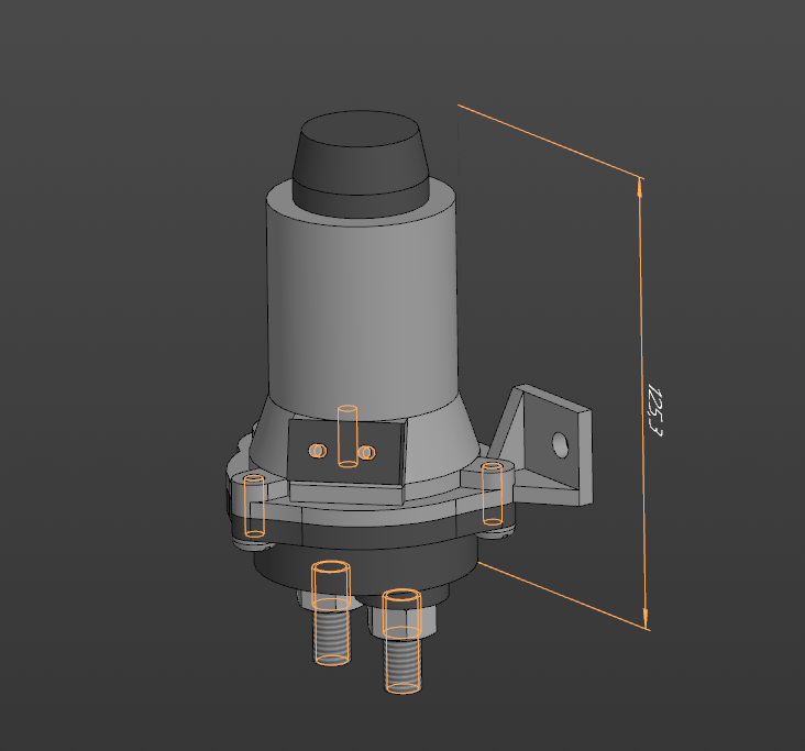3D модель Выключатель массы 1300.3737