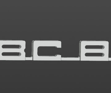 3D модель Модель эмблемы трамвая ЛВС-86